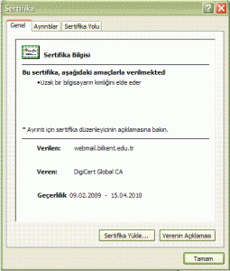 SSL sertifikası görseli