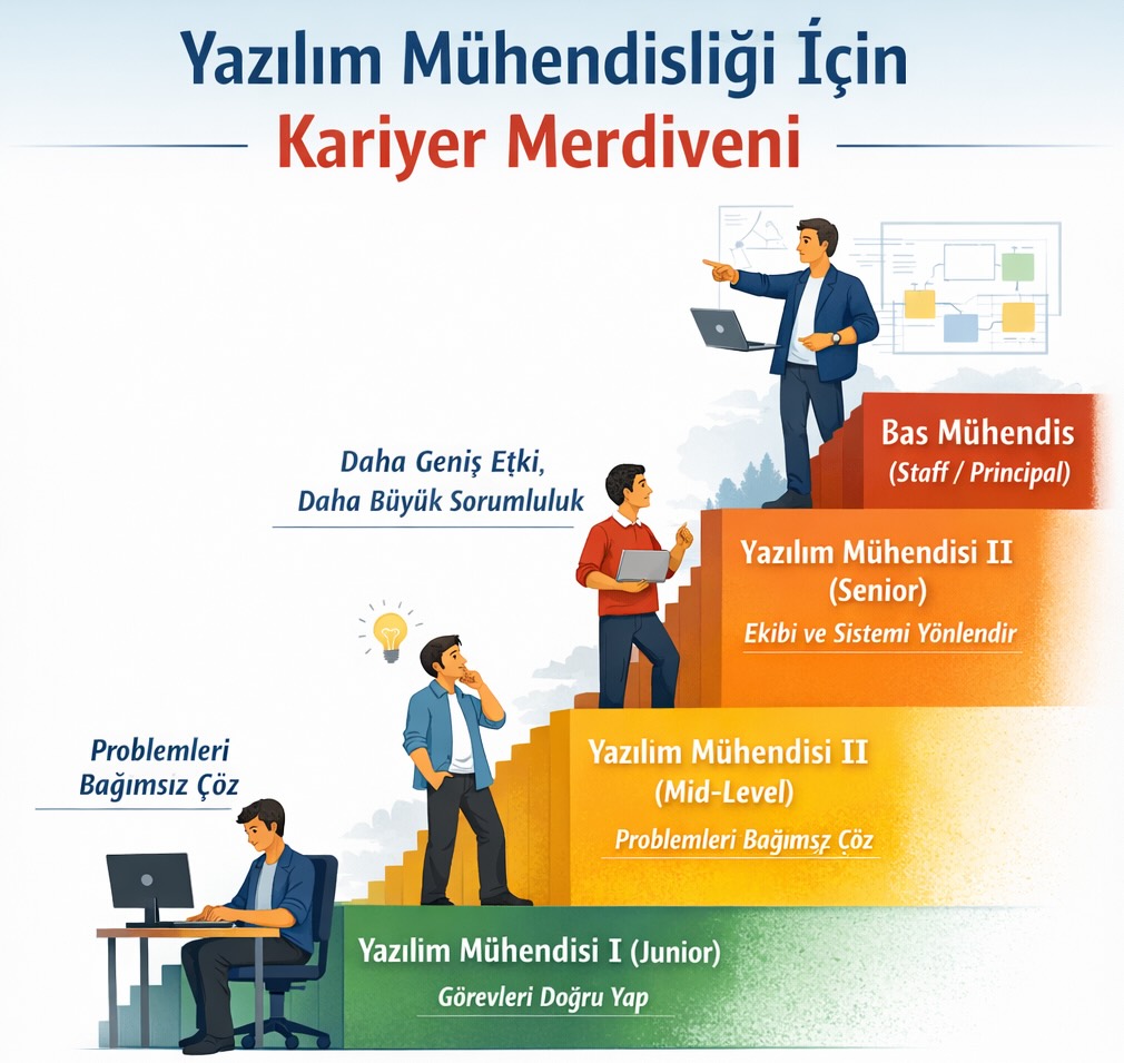 Yazılım mühendisliği kariyer merdiveni