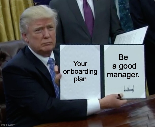 Executive order on being a good manager