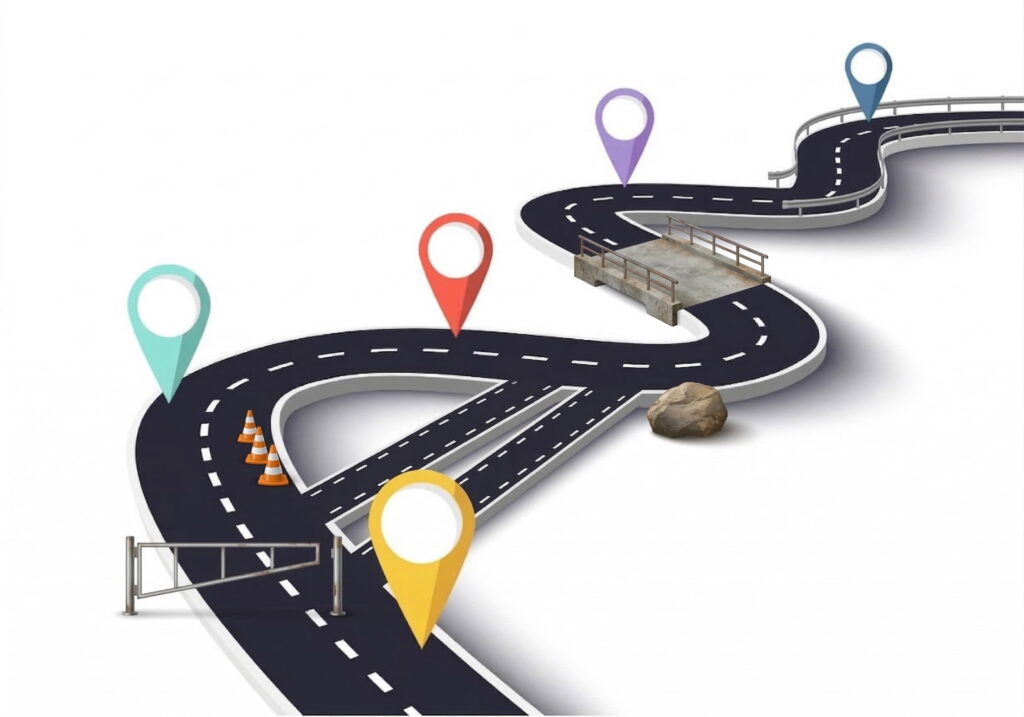 Roadmap shaped by structural constraints